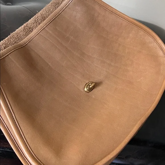 Vintage Coach Crescent Leather Saddle Bag - Picture 11 of 13